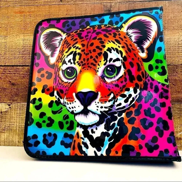 Vintage 90’s Lisa Frank Hunter Zippered Binder - Picture 2 of 5